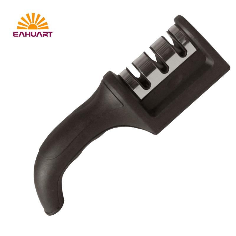 Sleek Black Knife Sharpener – Sharp Results, Modern Look
