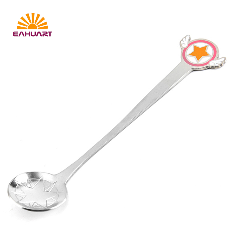 Creative Star Pattern Coffee Spoon with Custom Brand Logo