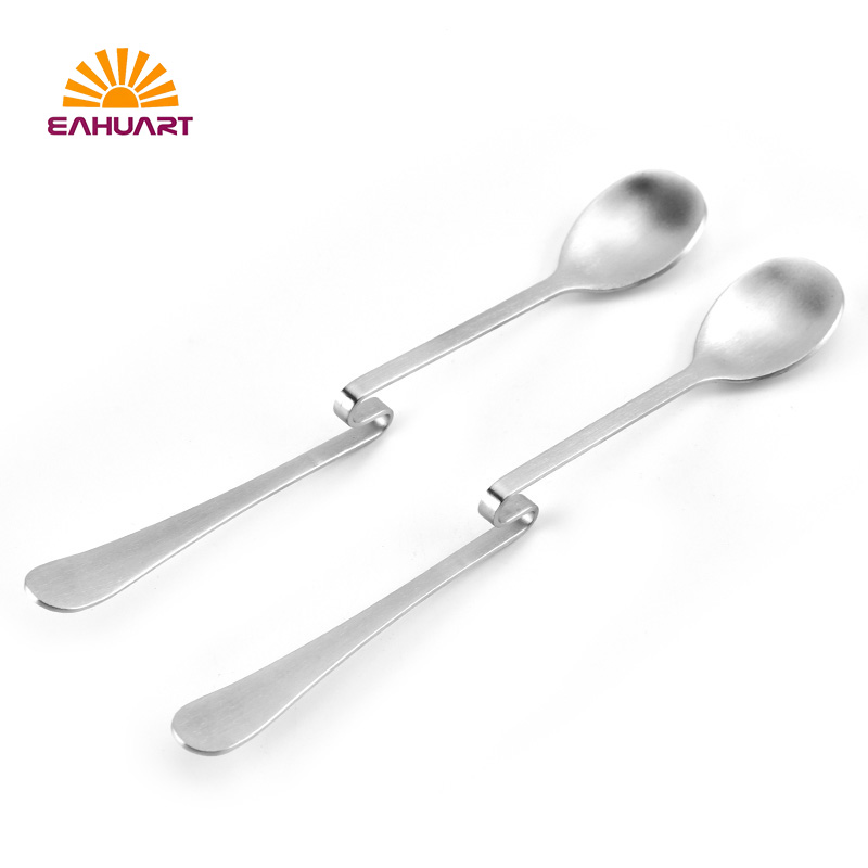Supplier Coffee Stirring Spoon with Hook for Modern Kitchens