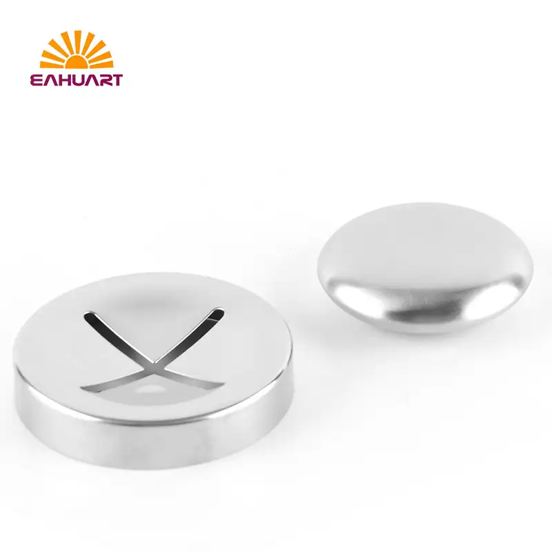 Premium 304 Stainless Steel Circular Soap with Stylish Base