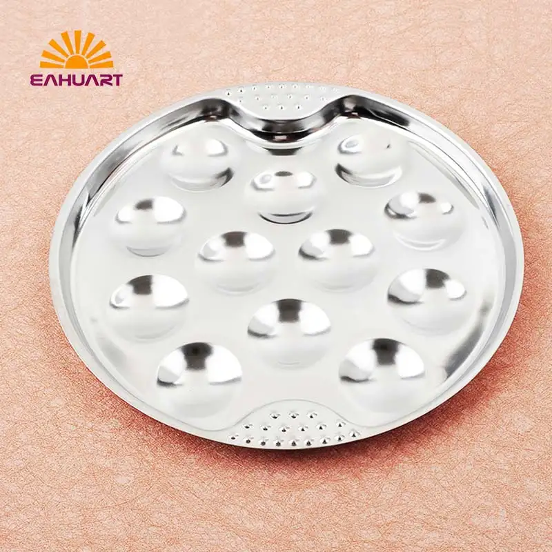 OEM Stainless Steel Seafood Plate for Serving Conch, Oysters