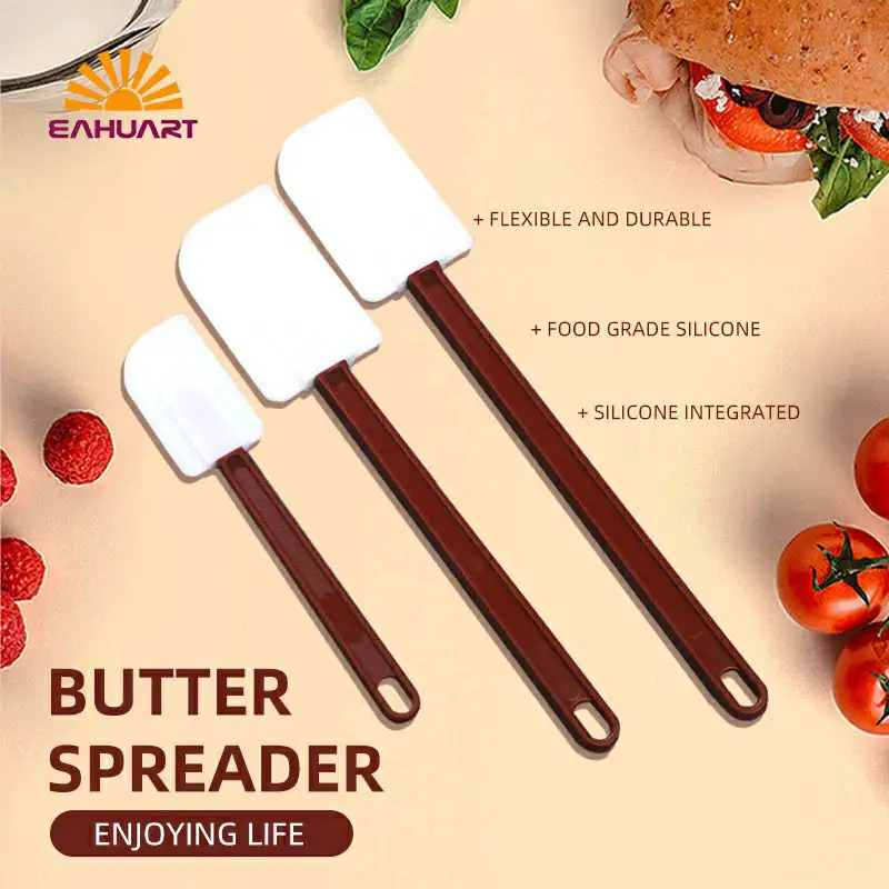 Silicone Butter Scraper Set for Smooth Baking & Cooking​