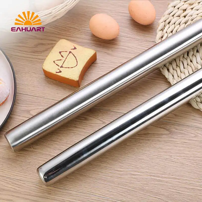 Customized Stainless Steel Rolling Pin for Dough & Pastry