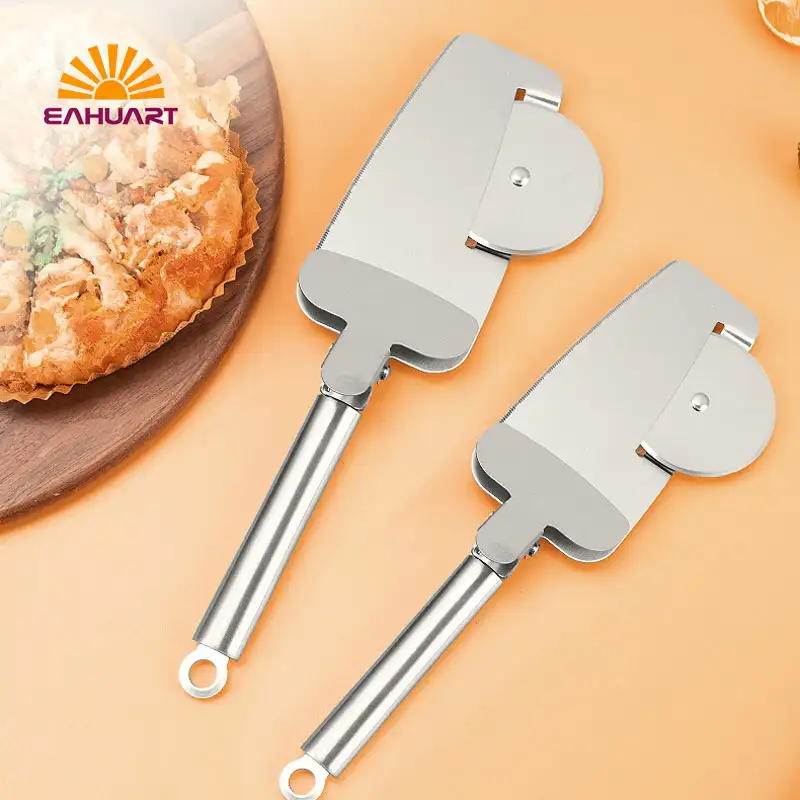 OEM Pizza Spatula with Built-in Sharp Wheel for Home Baking 