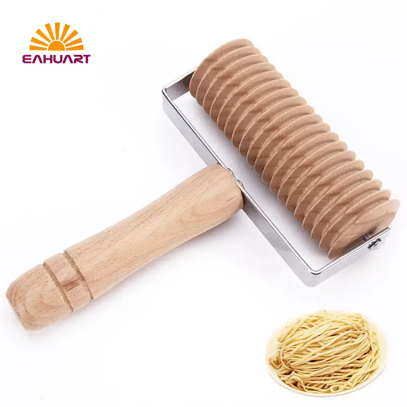 Premium Wooden Noodle Cutter Tool for DIY Pasta & Dumpling