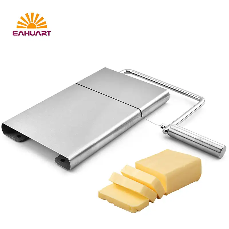 Elegant Manual Metal Cheese Slicer for Smooth, Even Cuts