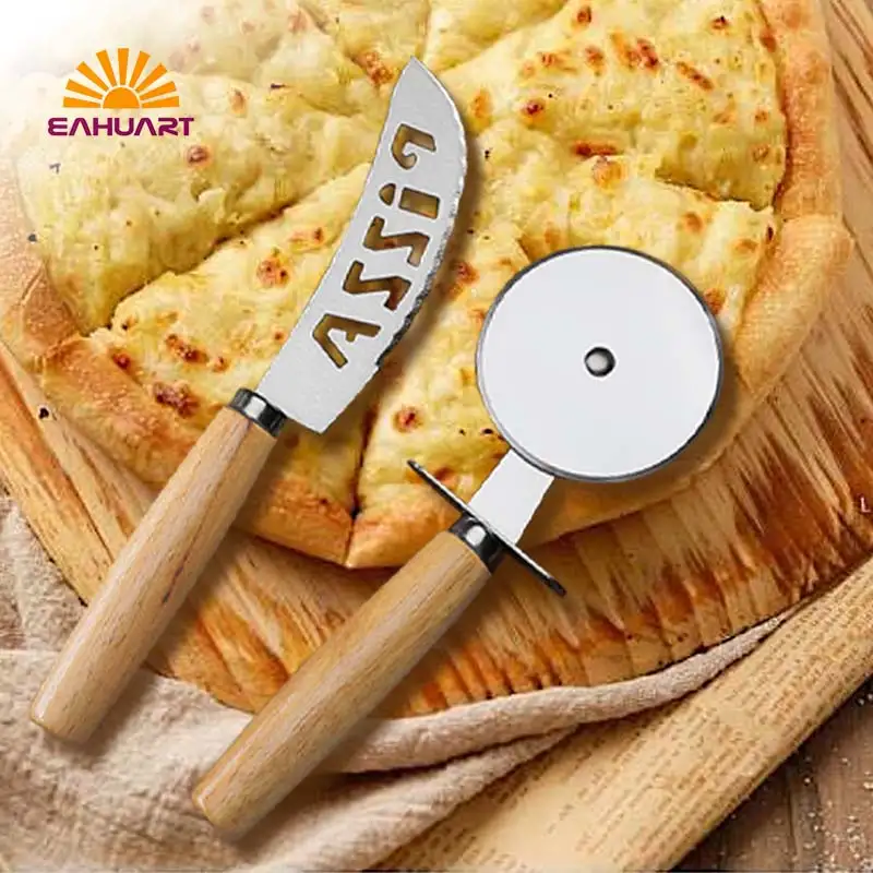 Wholesale 2-Piece Pizza Cutter&Wheel Set for Perfect Slices - copy