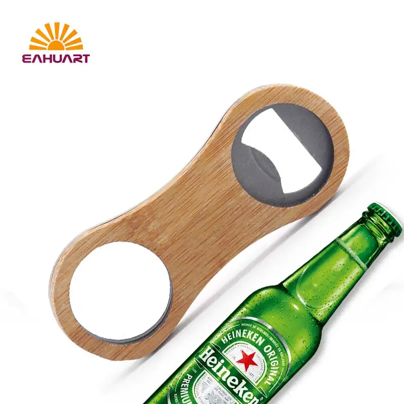 Wholesale Mini 8-Shape Wood-Handle Bottle Opener -  Bar Tool