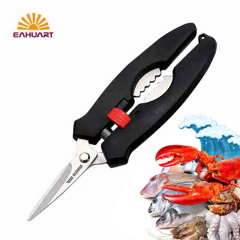 Premium Stainless Steel Lobster Seafood Kitchen Scissors